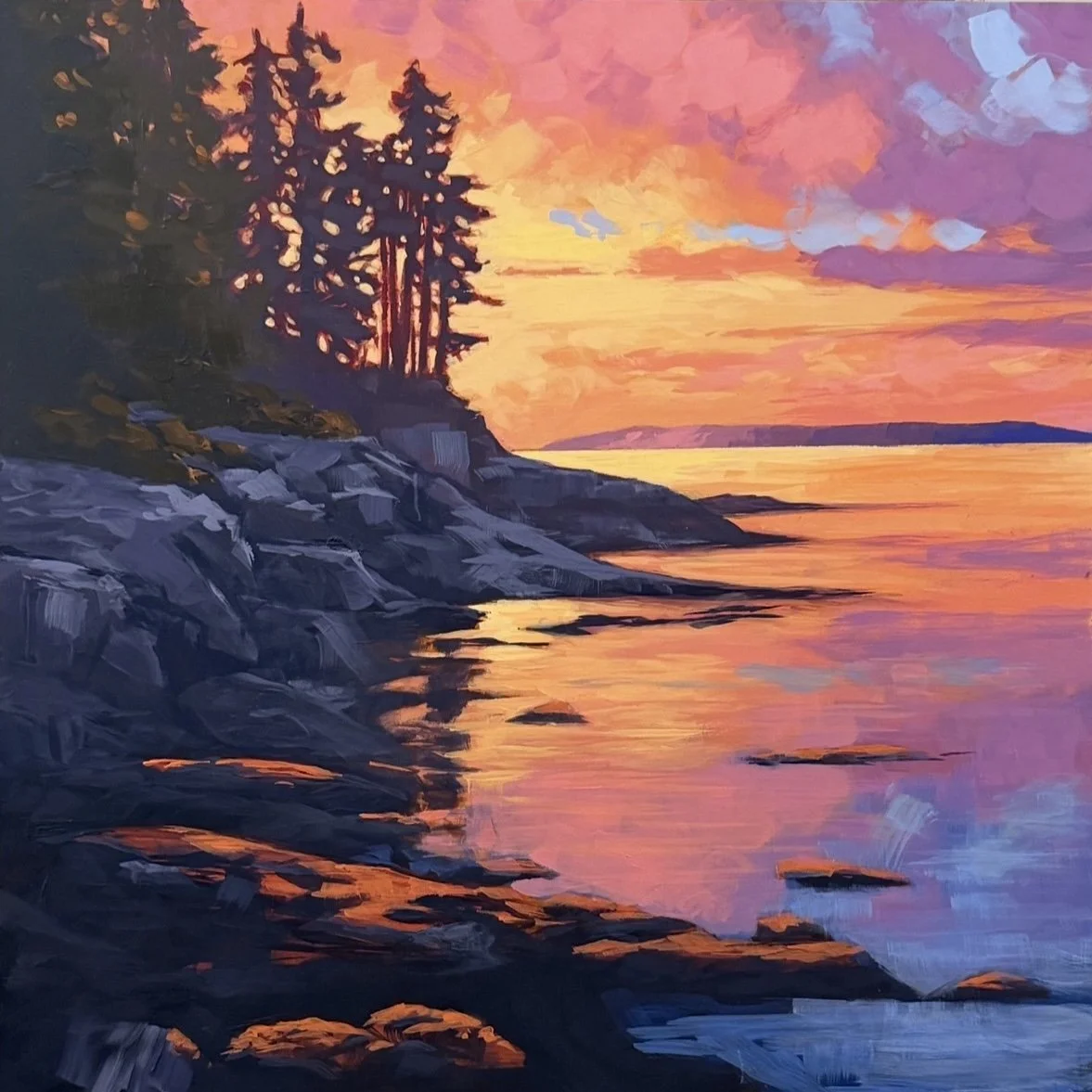 Skyline Sunset — Jim Musil Painter